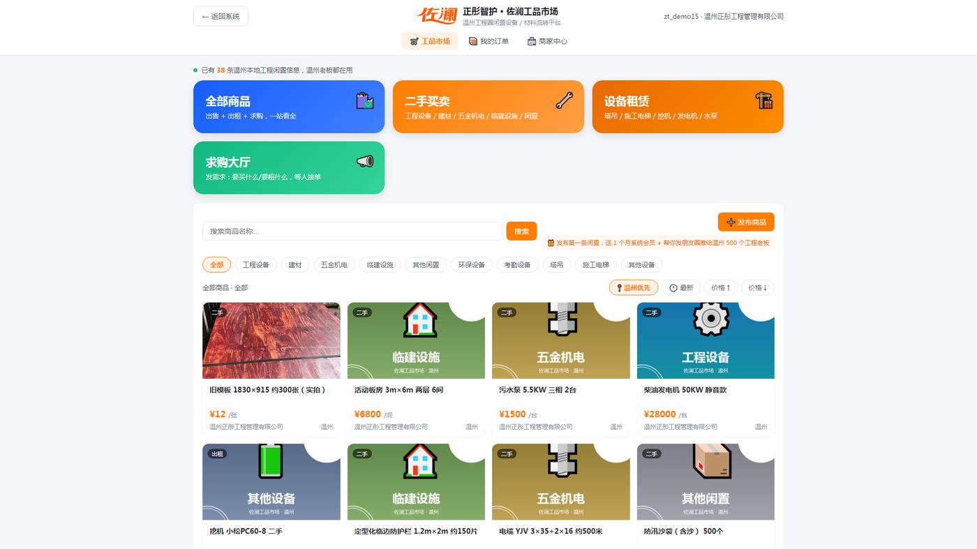 佐澜工品市场